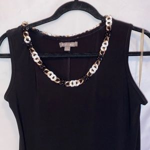 Roz and Ali Black Maxi dress with slits on both size